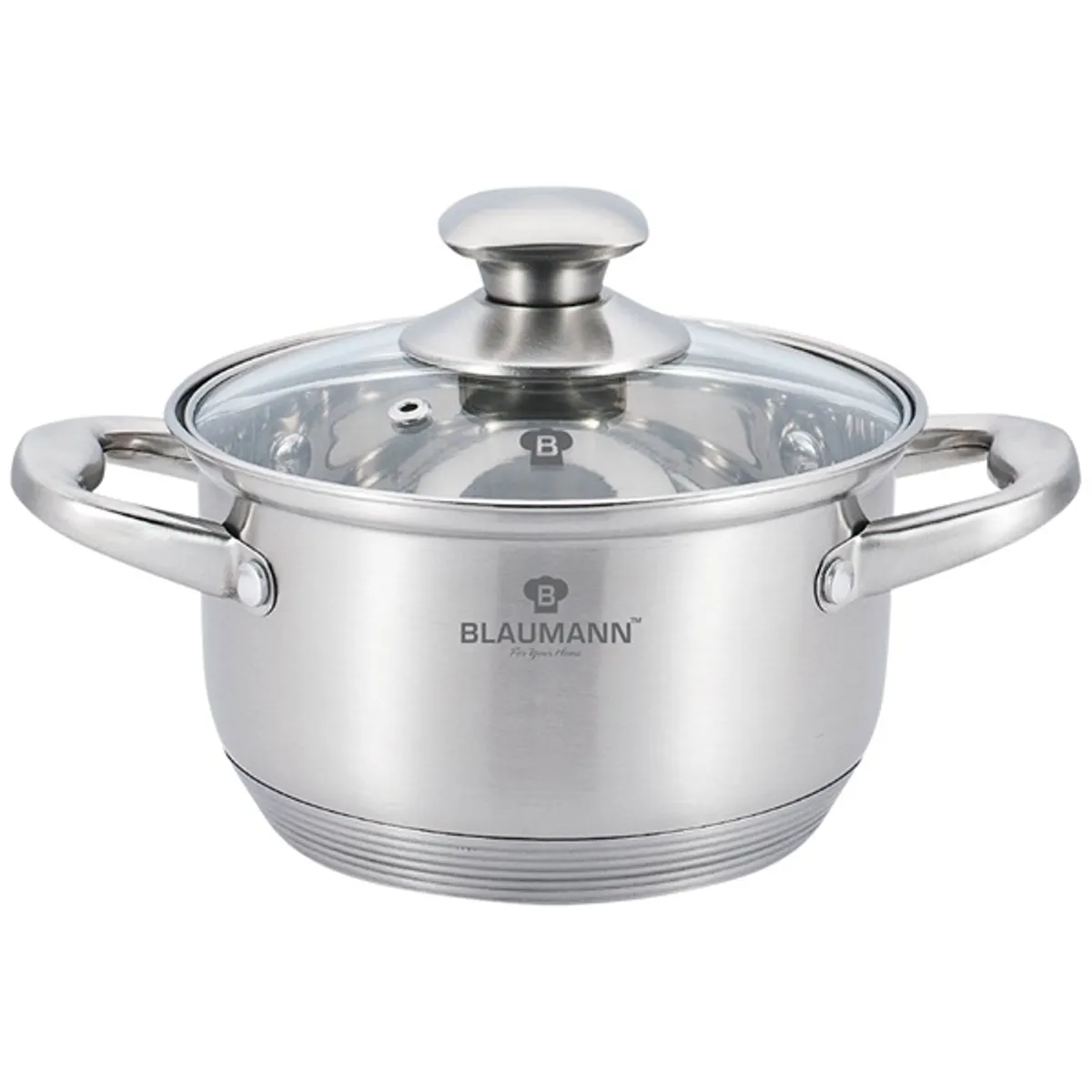 Blaumann BL-3457 satin gourmet line 22 cm rozsdamentes acél 4,3 l indukciós lábas fedővel #1