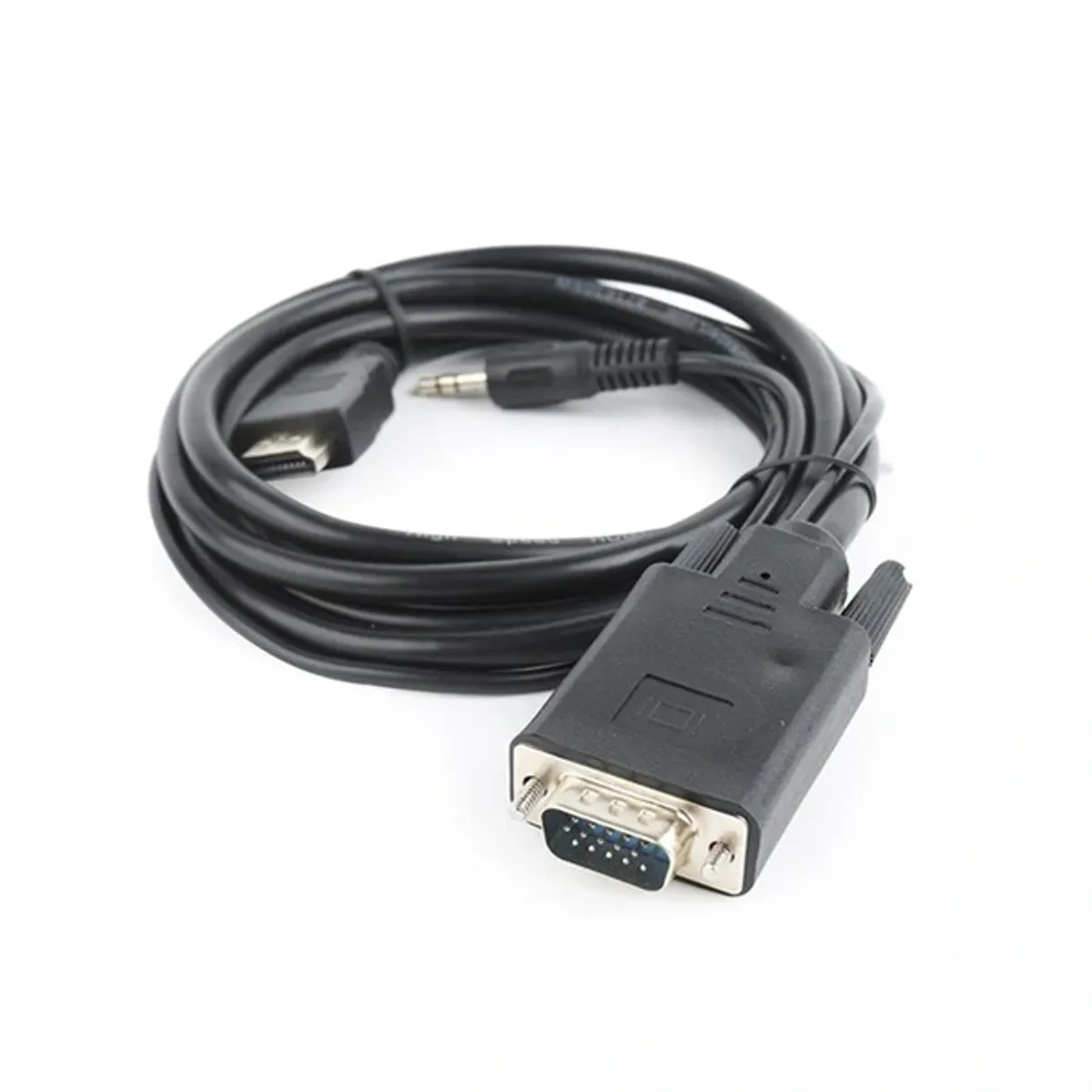 GEMBIRD A-HDMI-VGA-03-10 HDMI-VGA átalakító hangkimenettel 3 m fekete #2