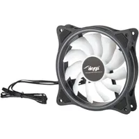 AKYGA AW-12D-RGB ház ventilátor 120 mm rgb 12V pwm sleeve 11 lapát 1100 rpm 23 dB