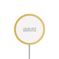 Delight 55164B vezeték nélküli töltőpad Type-C arany 10 W 100 cm USB-C