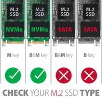 AXAGON PCEM2-1U nvme m.2 pci-e adapter 4-sávos 3.0 x4 x8 x16 m-key vagy b-m key 2230 2242 2260 2280 #5