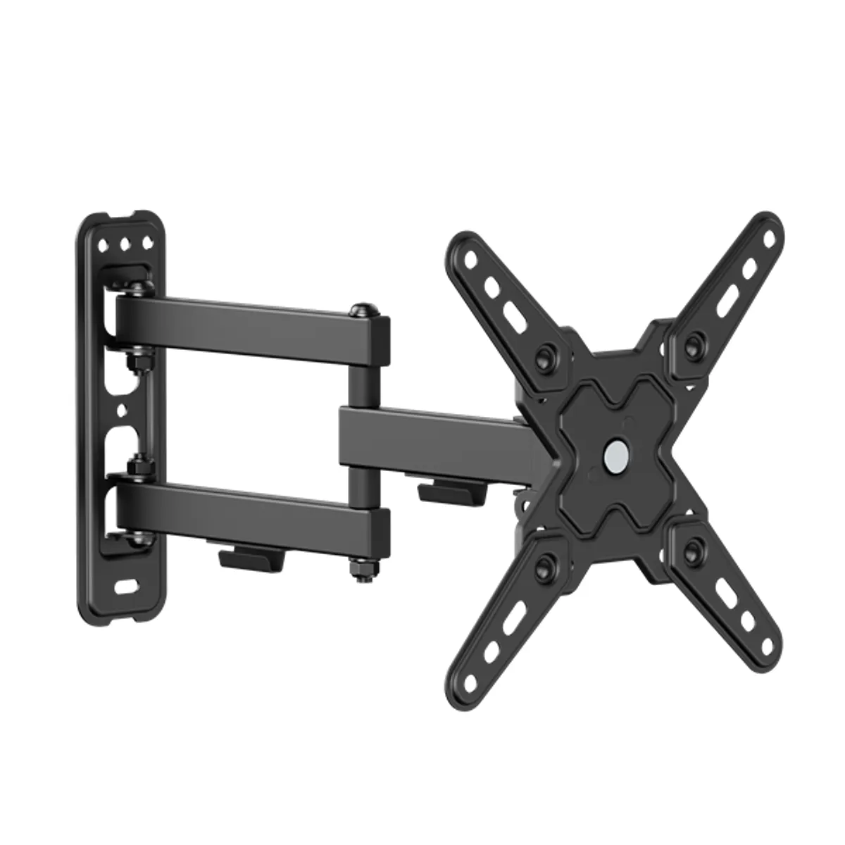 SBOX LCD-223-2 13"-43" dönthető, forgatható, VESA 75x75-200x200, max terhelhetőség 20 kg, fekete acél, kábelrendező #1