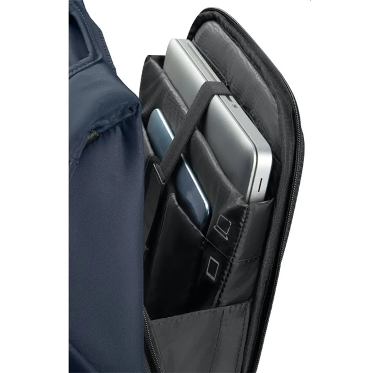 Samsonite 150940-1247 Securipak 2.0 14.1" notebook hátizsák RFID-blokkoló zseb újrahasznosított PET sötétkék #4