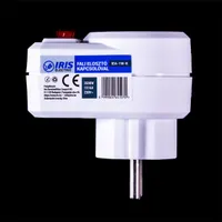 IRIS ELECTRIC IEA-1W-K kapcsolható fali aljzat 1x16A 250V 3500W műanyag fehér gyermekvédelemmel