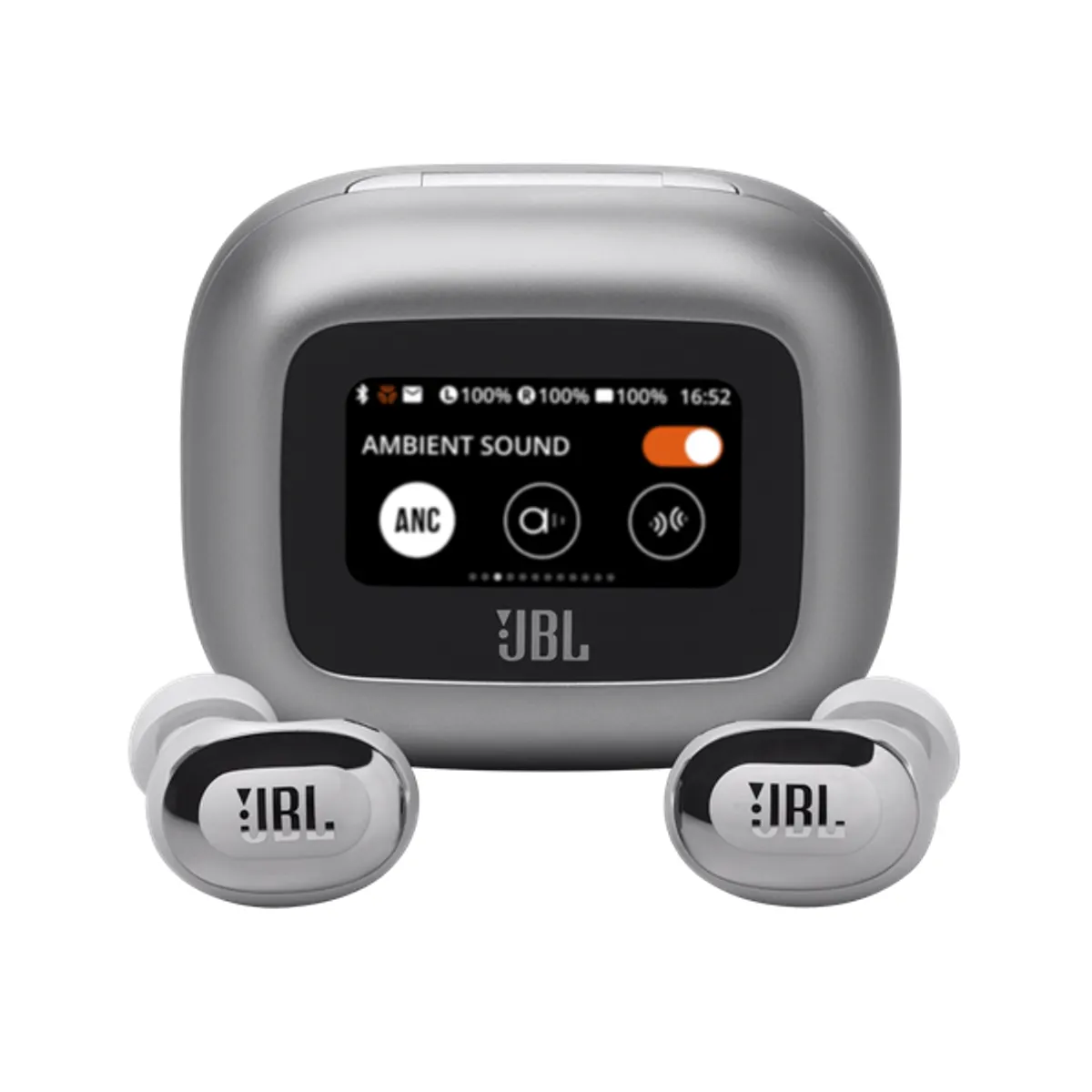 JBL JBLLIVEBUDS3SIL Live Buds 3 ezüst 10 mm 16 ohm 20-40000 Hz 60 mAh töltőtok 620 mAh Bluetooth A2DP AVRCP HFP USB-C True Wireless #1