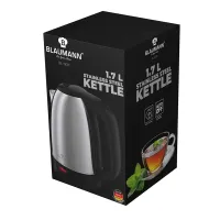 BLAUMANN BL-9011 vízforraló 1,7 L 1800 W fekete vezeték nélküli 360 fokban elforgatható rejtett fűtőszál automatikus kikapcsolás #2