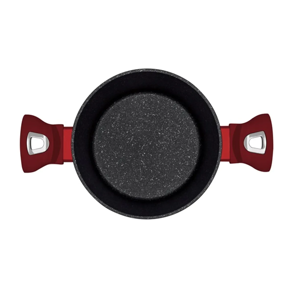 Blaumann BL-3985 burgundi kollekció 2,5 l 20 cm indukciós tapadásmentes lábas fedővel #5