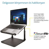 KENSINGTON K52783WW SmartFit laptop állvány 4 állítható magasság max 15.6" kábelrendező Kensington Security Slot Zero Footprint Mounting #3