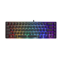 WHITE SHARK WS GK-2201B-HU Ronin 19-billentyűs anti-ghosting 68 billentyűs kompakt magyar kiosztás Rainbow LED membrán USB 2.0 1.5 m kábel