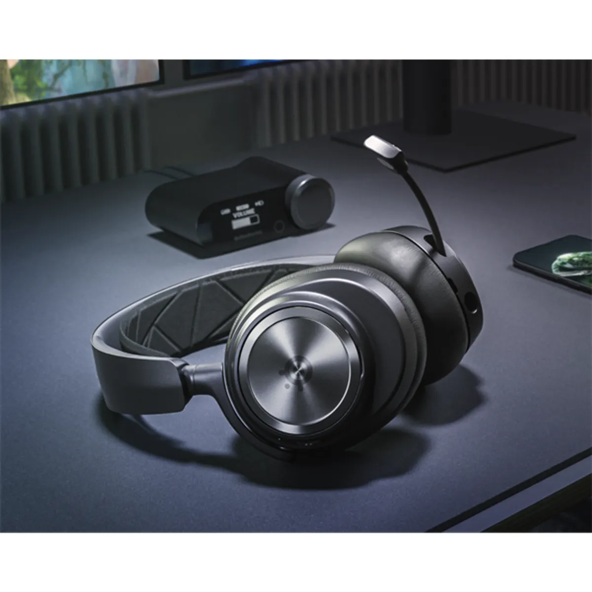 SteelSeries 61520 Arctis Nova Pro Wireless aktív zajszűrés kettős vezeték nélküli Bluetooth és 2,4 GHz USB-C 44 óra 12 m #5