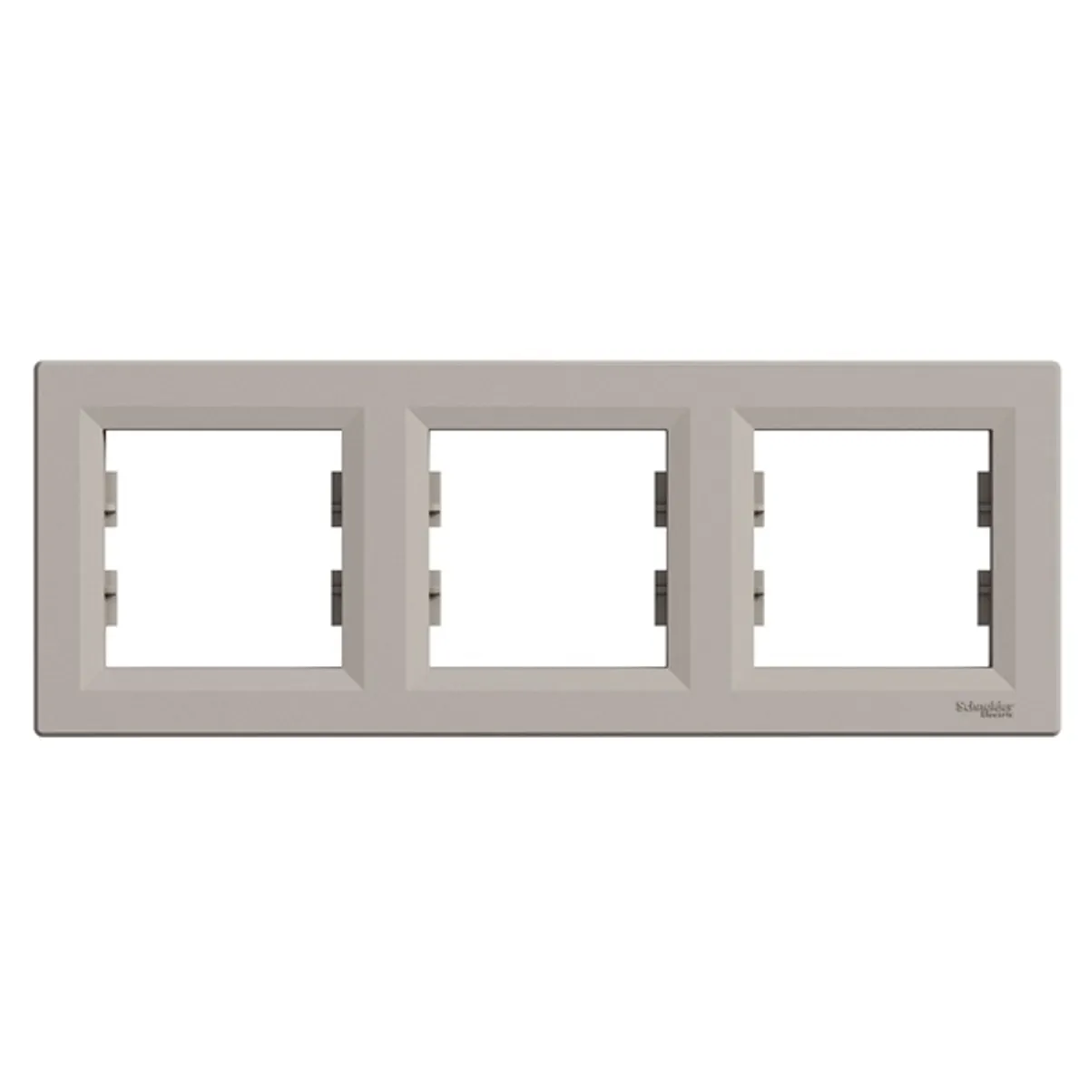 Schneider EPH5800369 ASFORA vízszintes bronz hármas keret ABS 225 mm 83 mm 9 mm IP20 #1