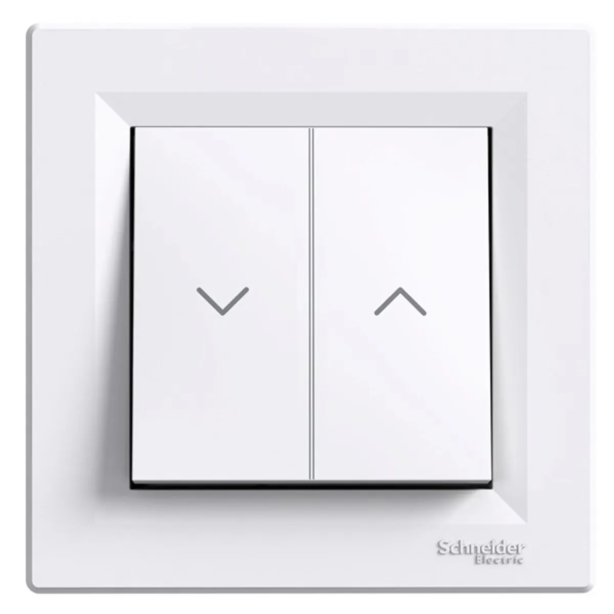 Schneider EPH1300521 Asfora rugós bekötésű fehér redőnykapcsoló #1
