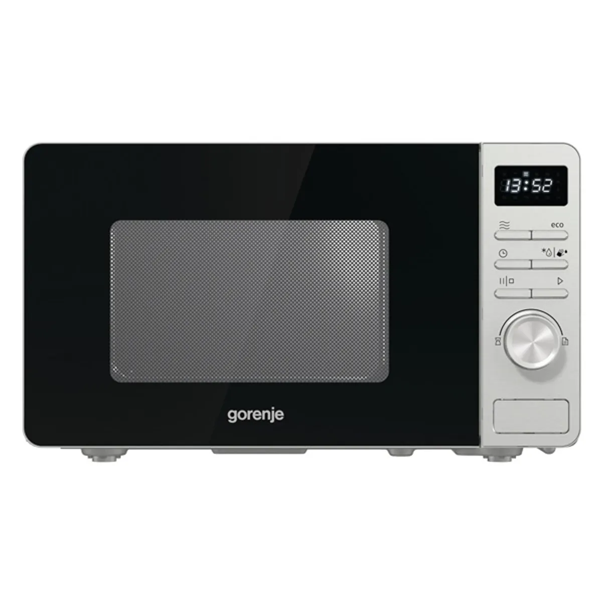 Gorenje 733238 MO20A3X inox 20L 800W grill digitális kijelző AquaClean gyermekzár időzítő Auto menü 27 cm forgótányér #1