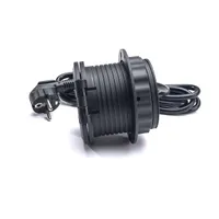 TOO GPS-105-1B süllyesztett hálózati elosztó fekete 1.8 m USB-A USB-C Qi töltés IP20 #4