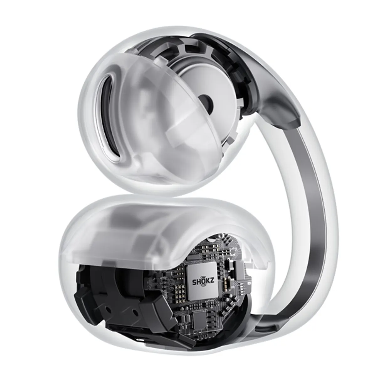 SHOKZ E310-ST-GY OpenDots ONE klipszes nyitott fülhallgató Bluetooth 10 órás üzemidő IP54 #9