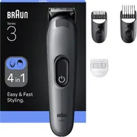 Braun 10AS490186 AIO 3500 0,5-21mm 14 hosszbeállítás 3 fésű precíziós vágó vezetékes és vezeték nélküli 50 perc #5