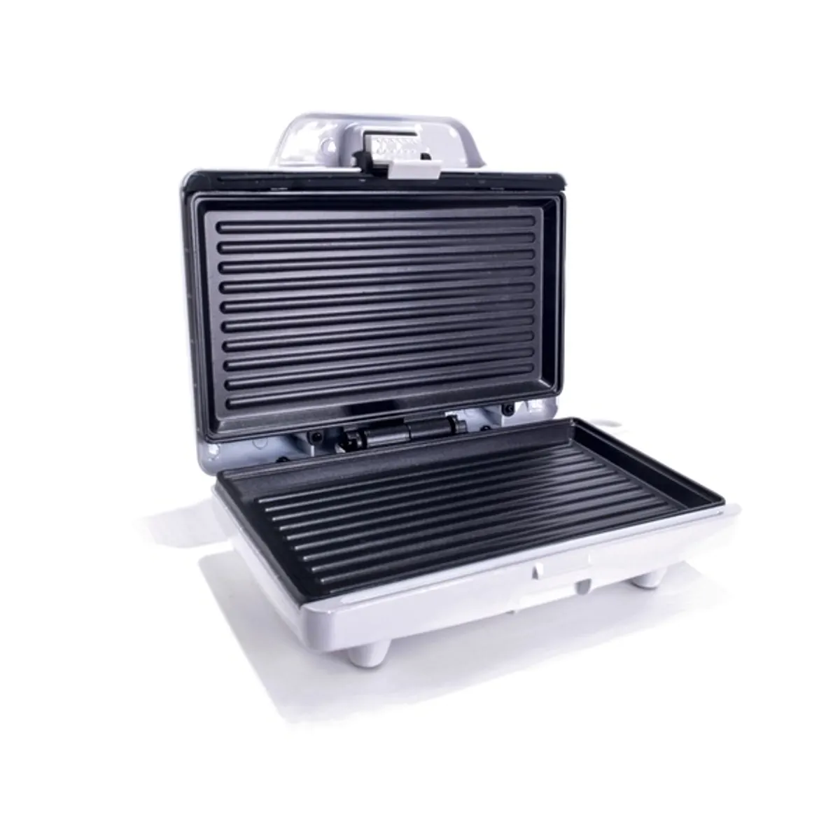 TOO SM-101W-750W 2in1 grill- és szendvicssütő fehér-fekete tapadásmentes bevonat #2