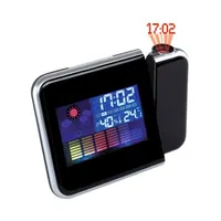 TOO DCP-200-B projektoros ébresztőóra LED kijelző hőmérséklet kijelzés fekete