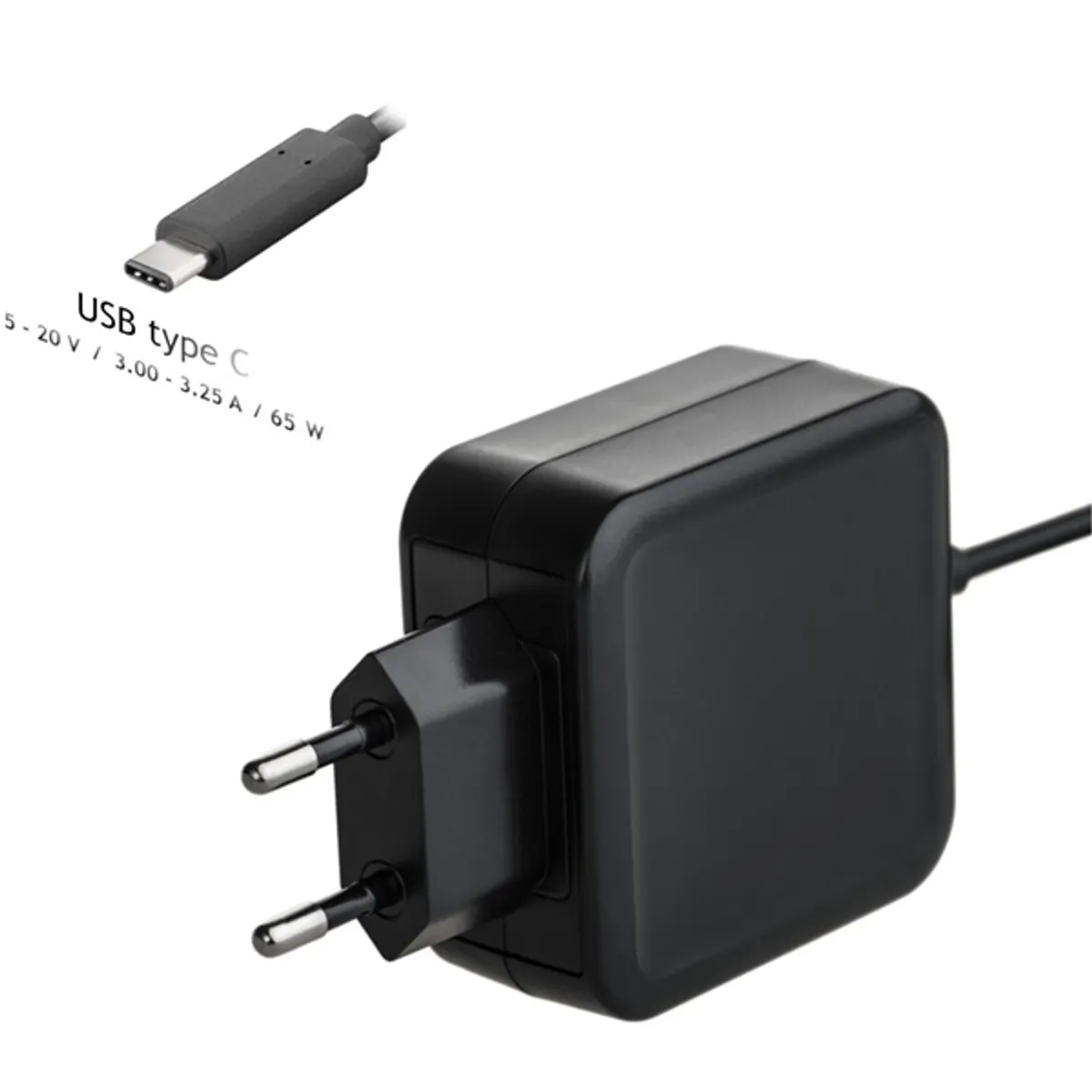AKYGA AK-ND-70 Notebook töltő USB-C 65W Power Delivery QC 3.0 1.2m #2