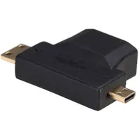 AKYGA AK-AD-23 HDMI miniHDMI microHDMI adapter fekete #3