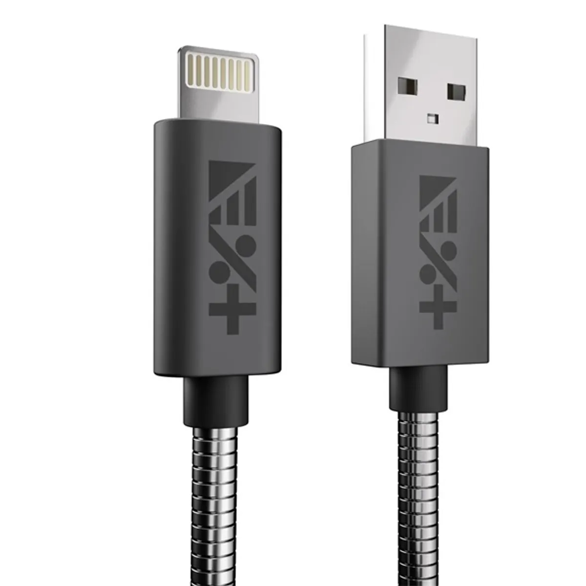 NextOne LGHT-USBA-MET-SG USB-A Lightning metál kábel 100 cm #2