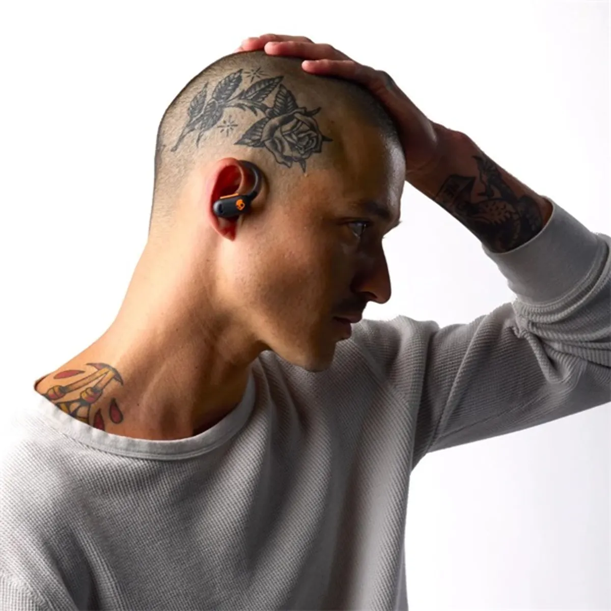 Skullcandy S2PAW-S749 push anc active true wireless fülhallgató 12 mm ip67 bluetooth usb-c 7 óra aktív zajszűrés fekete narancs #4