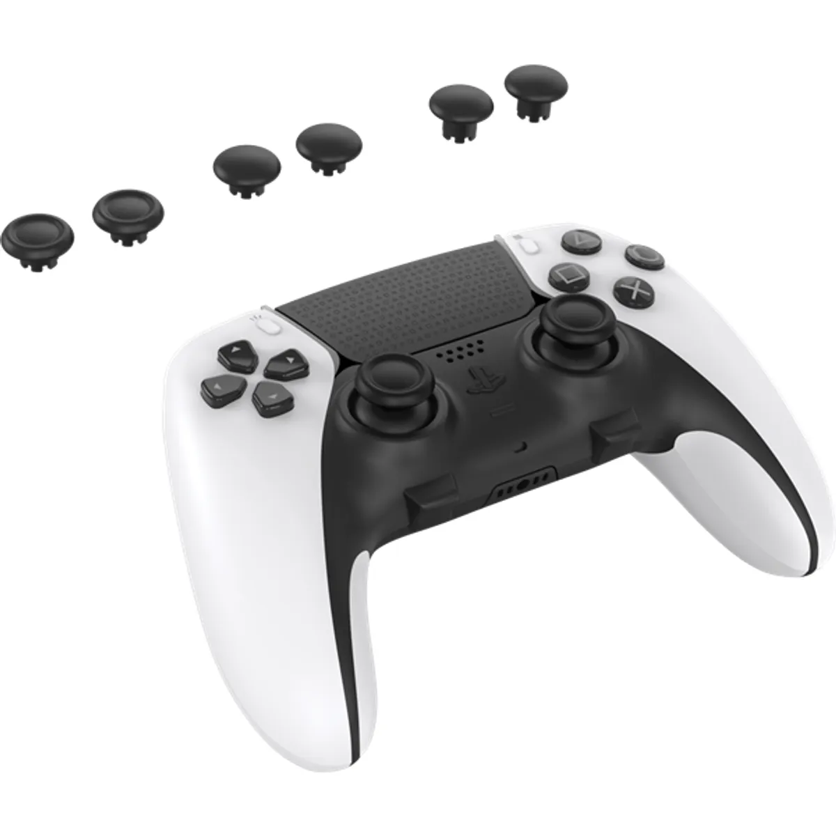VENOM VS5017 PS5 Edge Custom Kit Fekete Arany 10 alkatrész 3 pár hüvelykujjmarkolat 2 pár hátsó lapát tároló tok #5