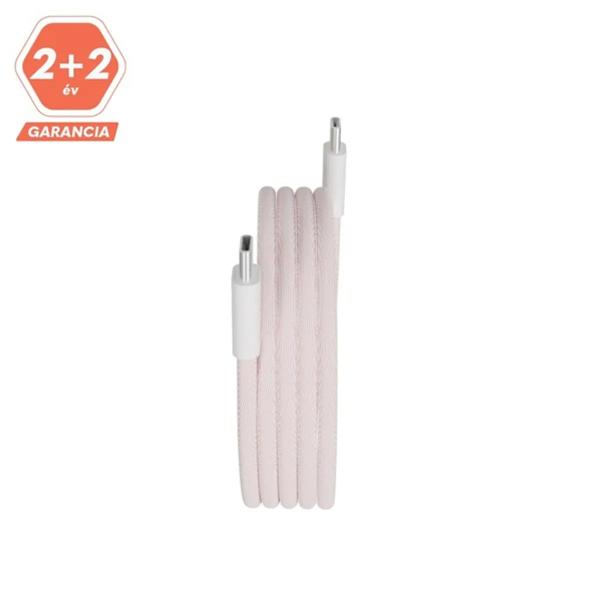 AVAX CB610P Magnety USB-C adat- és töltőkábel 100W 1m rózsaszín fonott #5