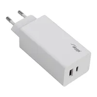 Akyga AK-CH-20 GaN töltő USB-C USB-A 100W QC3.0 PD3.0 Fehér