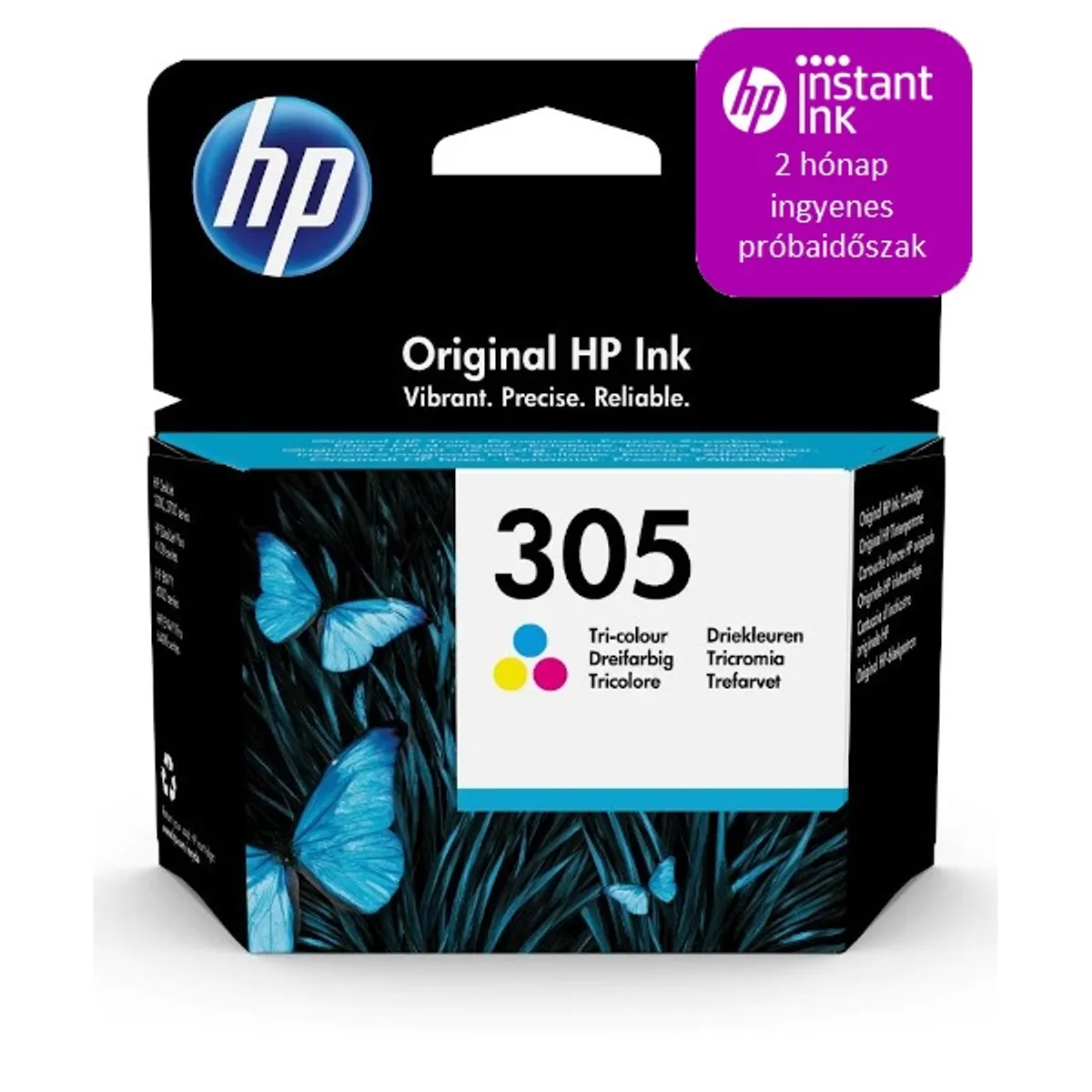 HEWLETT PACKARD 3YM60AE Háromszínű tintapatron Szín: Színes; Egyéb szín: Magenta, Ciánkék, Sárga #2