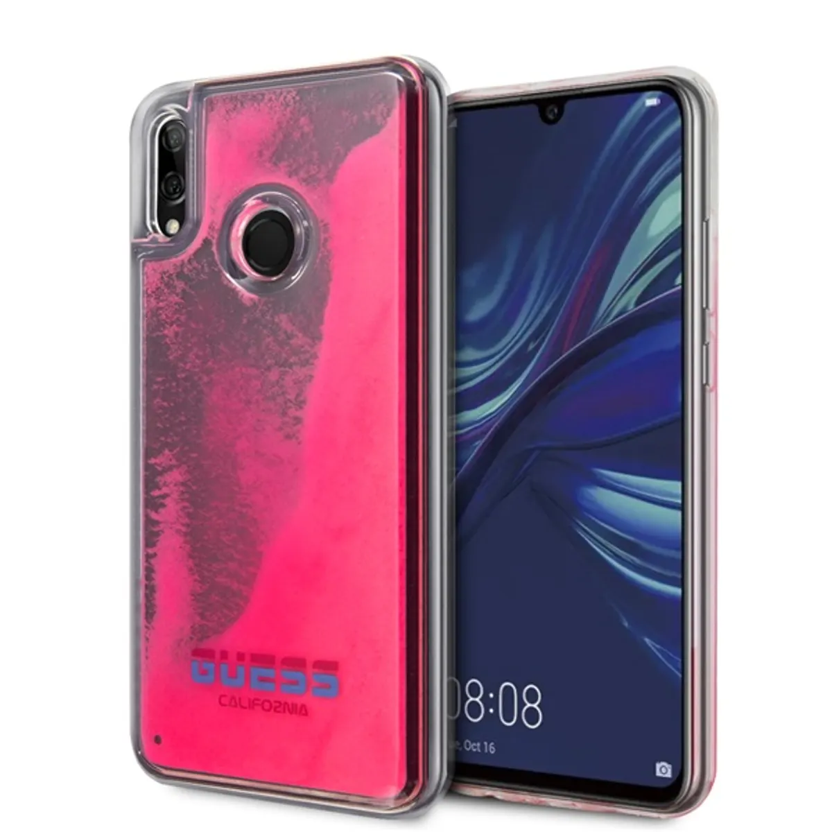 Guess GUHCHPS19GLTPI tok Huawei P Smart 2019 pink mintás műanyag #1