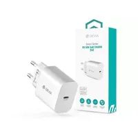 Devia ST399794 30 W type-C hálózati töltő fehér 110-220V usb-C univerzális gyorstöltés