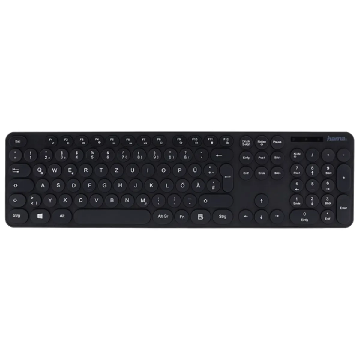 Hama 182674 KC-500 vékony magyar usb fekete 105 gombos 180 cm #2