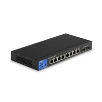 Linksys LGS310MPC-EU 8-portos menedzselt gigabit poe switch 2x1G SFP uplink 110W