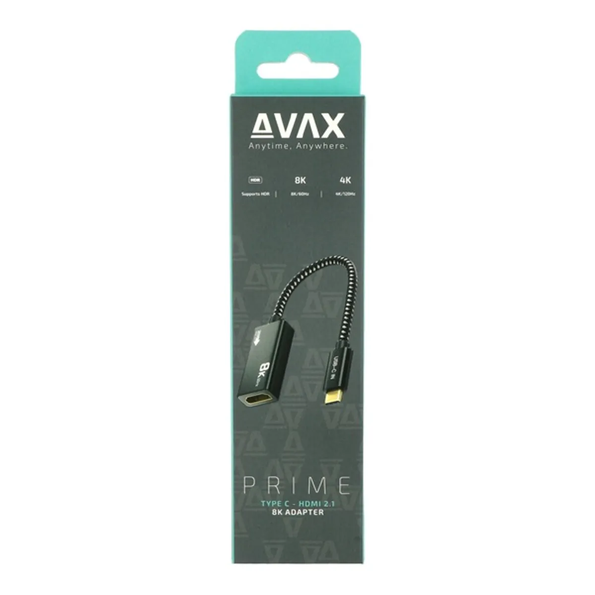 AVAX AD901 PRIME type-c hdmi 2.1 8k60hz fekete adapter #8