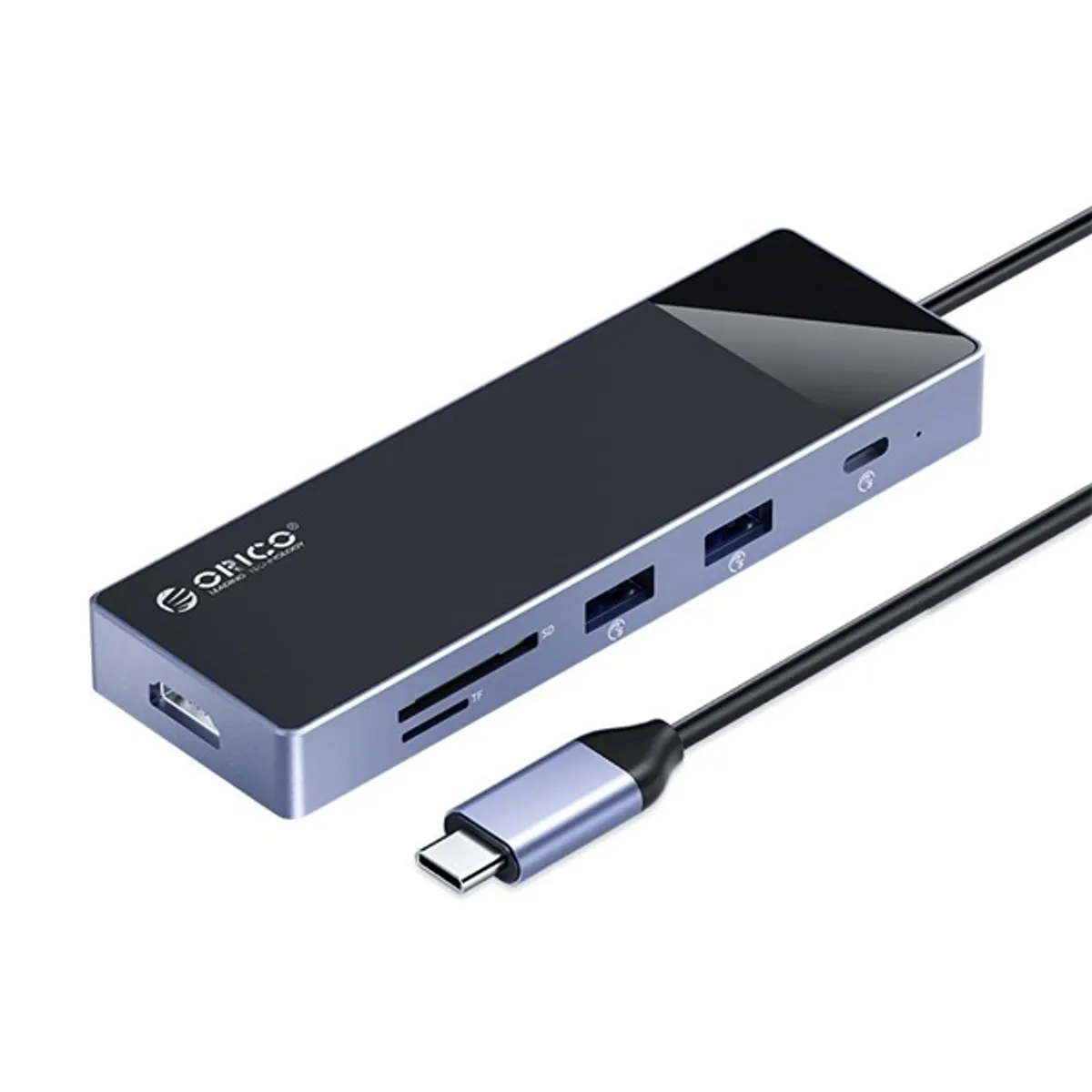 ORICO ORICO-DM-9P-BK-BP 9-in-1 USB-C dokkoló 4x USB 3.0 1x USB 2.0 HDMI PD100W #1