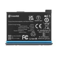 Insta360 CINAQBT/A X3 akkumulátor fekete 1800mAh