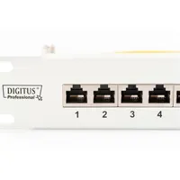 DIGITUS DN-91624S Patch panel 24-port 1U 19" CAT 6 árnyékolt szürke #3