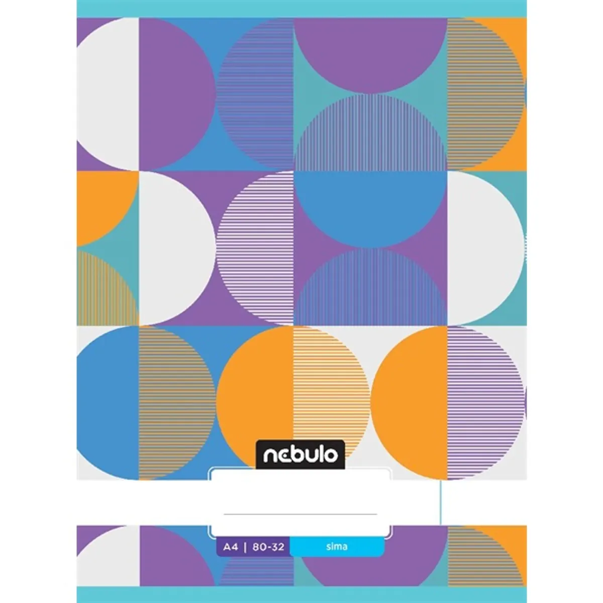 Nebulo SI-LD-A4 L-Design 32 lapos tűzött sima füzet #3