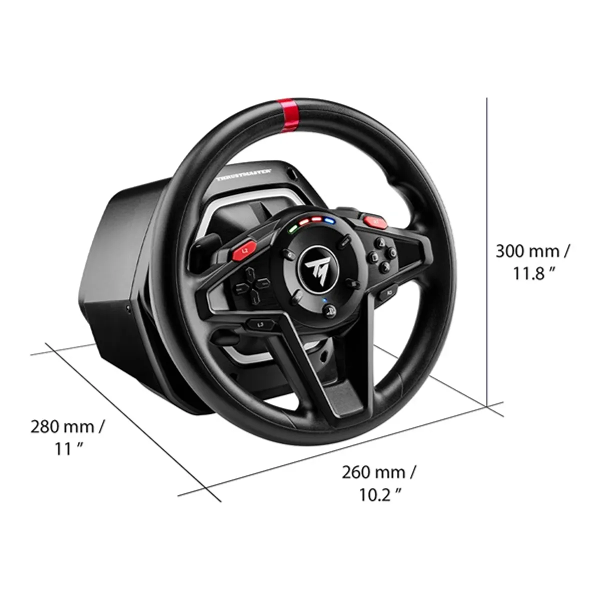 Thrustmaster 4160781 T128 hybrid drive fekete force feedback 13 gombos vezetékes kompatibilis PS5 PS4 PC #7