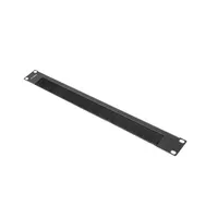 Lanberg AK-1103-B kefés panel 19" 1U fém fekete #2