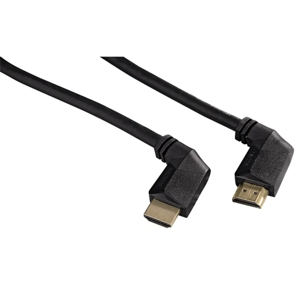 Hama 122116 TL High Speed HDMI kábel ethernettel 90 fok 3 m fekete #1