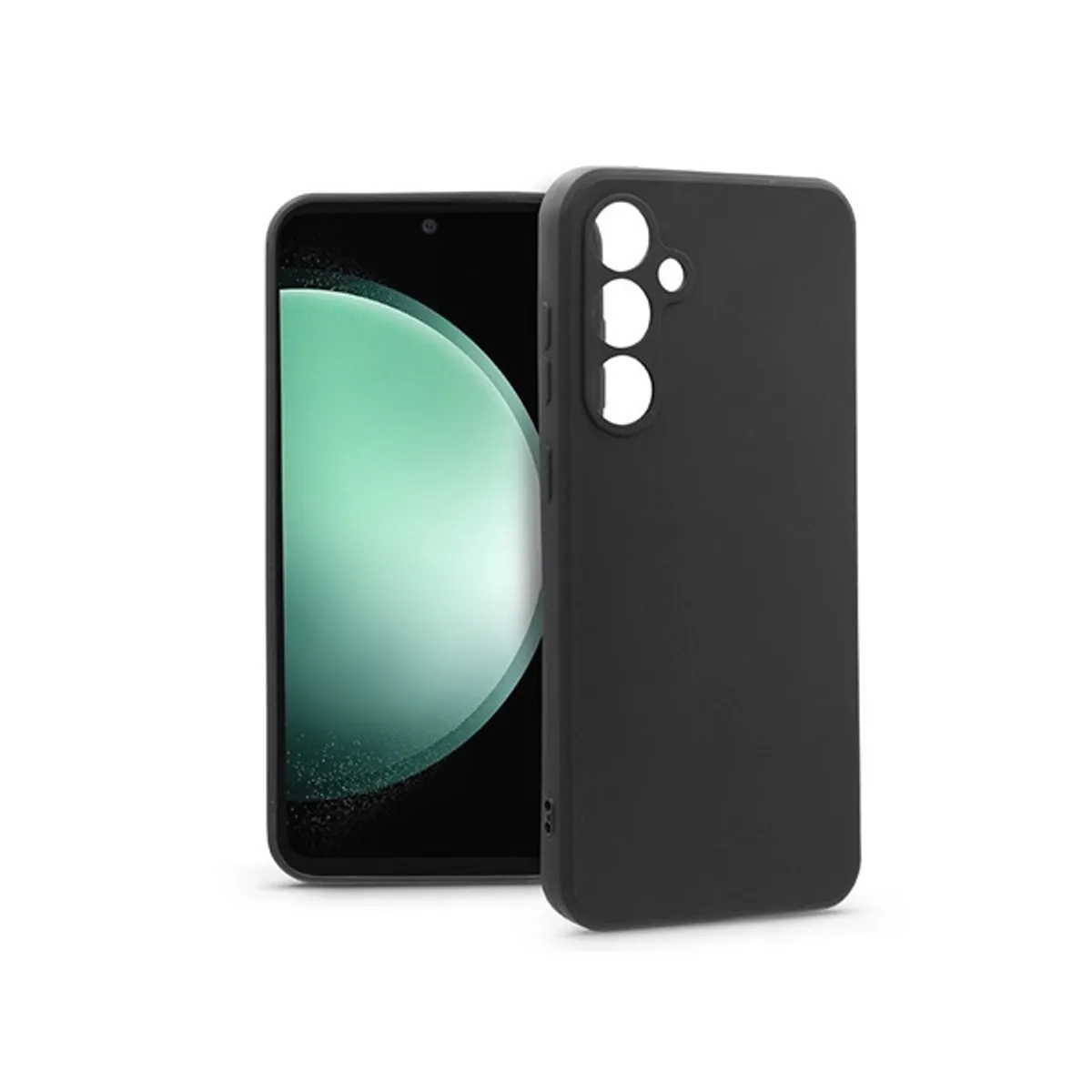 HAFFNER HF228674 Hátlap Szilikon Fekete Samsung Galaxy S23 FE 6,4" #1
