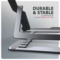 Axagon STND-LAG Laptopállvány szürke 8 állítható pozíció 91-150 mm #7