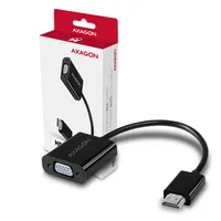 AXAGON RVH-VGN HDMI to VGA aktív adapter fekete 15 cm #7