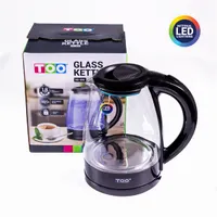 TOO KE-800 1,8 L üveg vízforraló vezeték nélküli, 1800 W, 360 fokos forgó talp, rejtett fűtőszál, vízszintjelző, vízkőszűrő, automatikus kikapcsolás #2