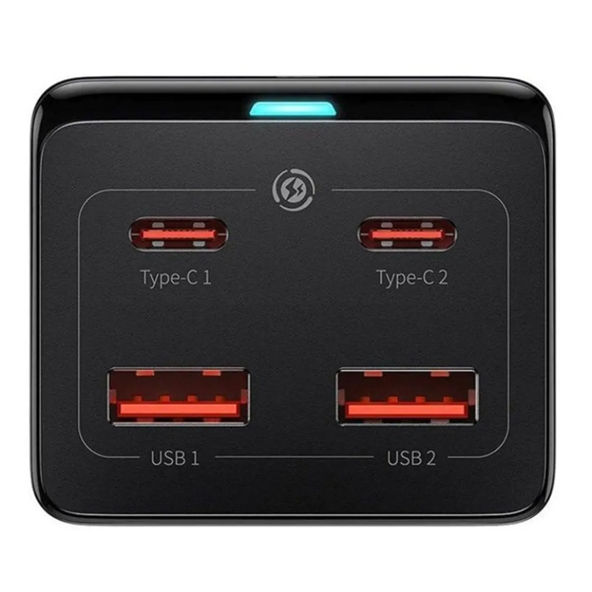 Baseus PSZM000401 GaN3 Pro 100W töltő 2x USB-C 2x USB AC #3