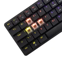 White Shark WS GK-006131-B/BR-US Nagamaki 61/62 alacsony profilú barna kapcsolók RGB USB-C US elrendezés 1,5 m #4