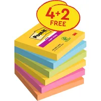 Post-it 7100259230 Super Sticky Carnival 76x76mm 90 lap PEFC zöld #2