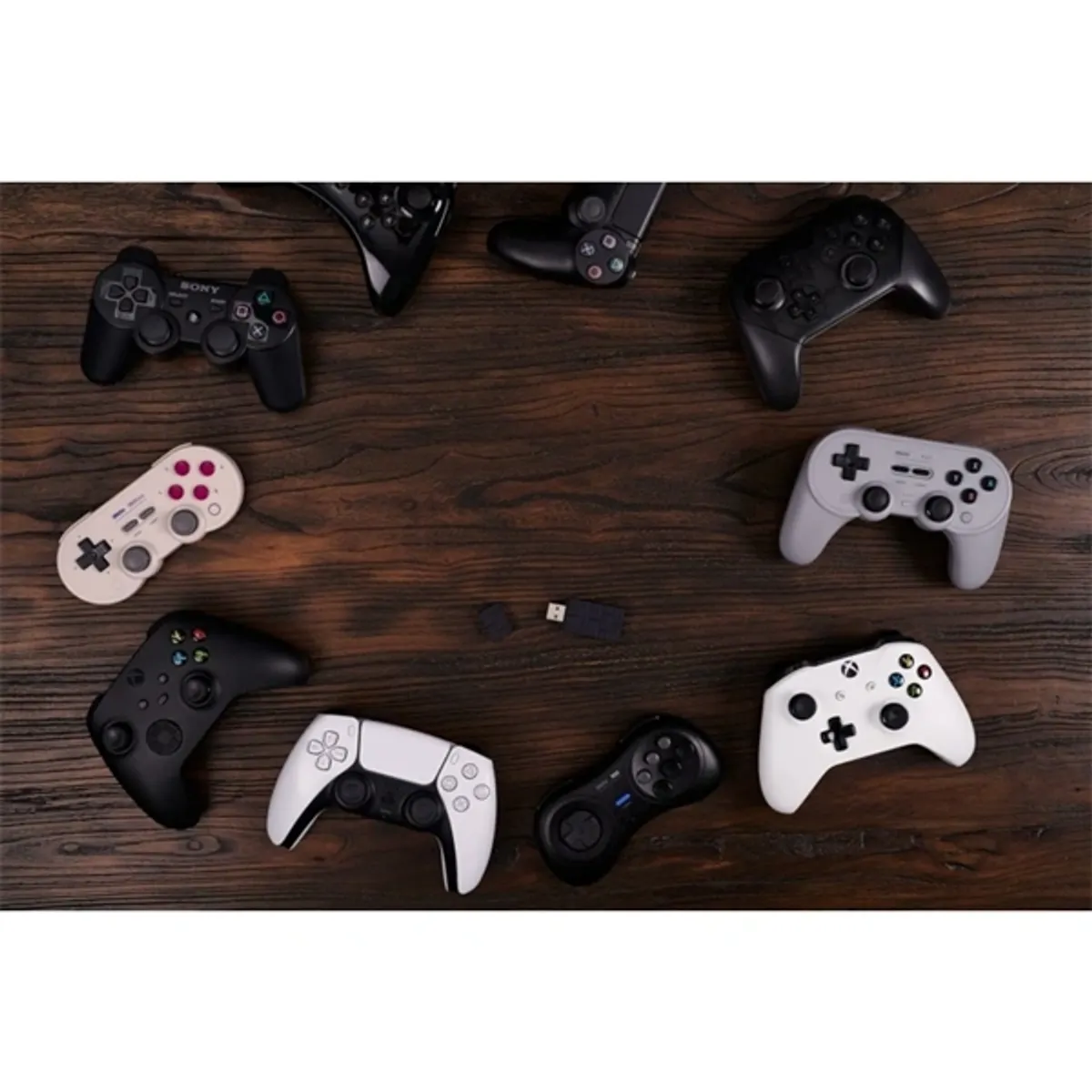 8BITDO RET00283 USB Wireless Adapter 2 kompatibilitás Switch, Xbox Series X S, Xbox One, PlayStation 5, PC; fekete #5